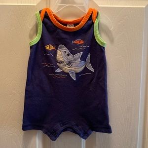 Summer time sleeveless romper - size 9 M